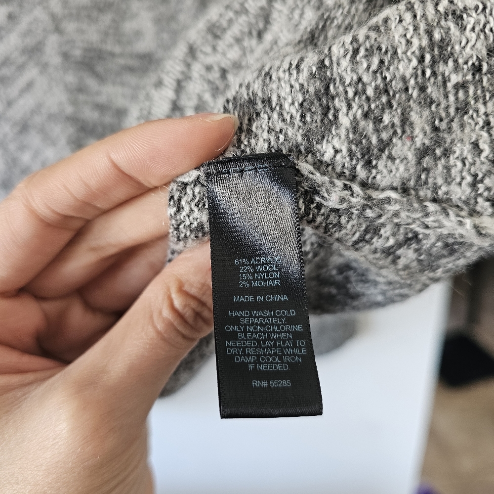 Express heathered cowl neck sweater - Picture 3 of 3